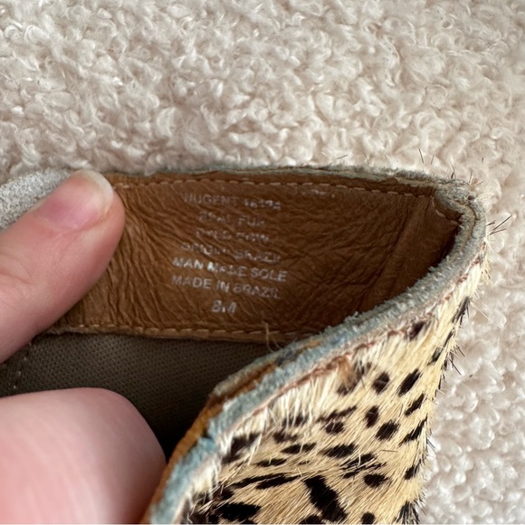 Matisse Nugent Wedge Bootie with Cow Hair in Leopard, Leather real fur Dyed Cow - Picture 9 of 9